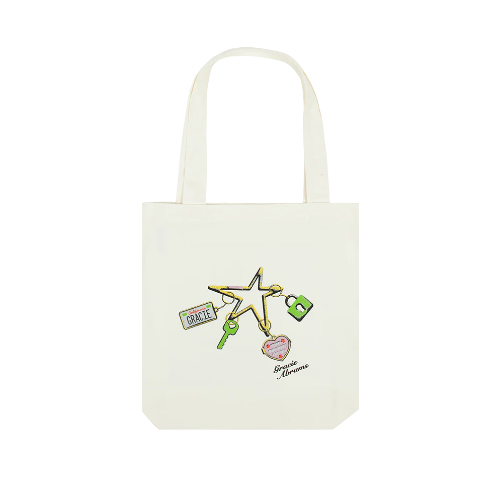 California License Plate Charm Tote