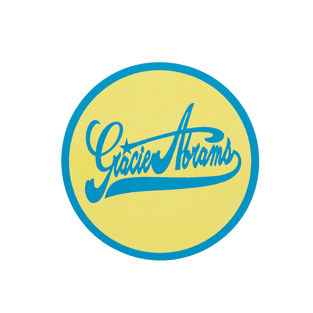 Gracie Signature Star Yellow Sticker