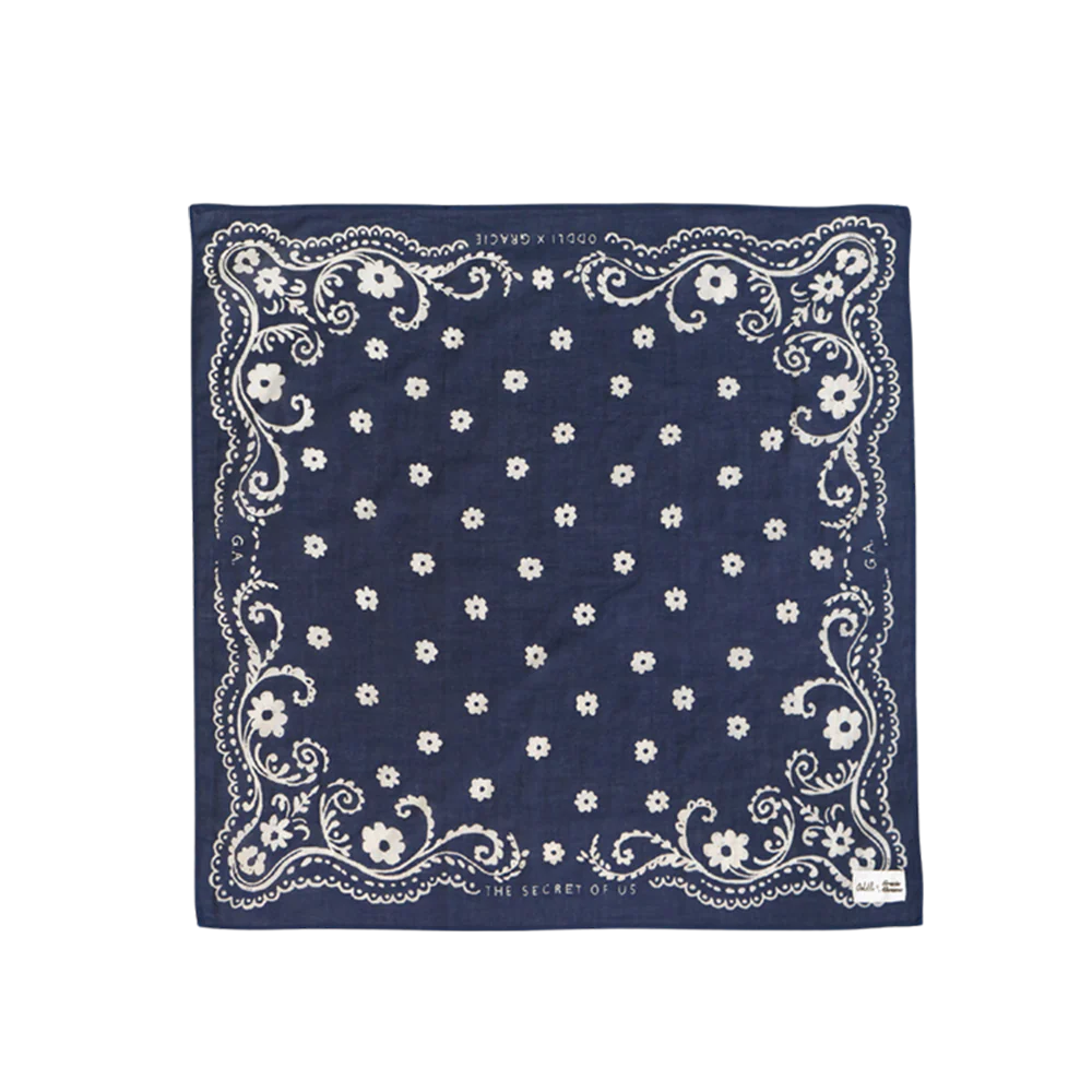 Gracie x Oddli Navy Bandana
