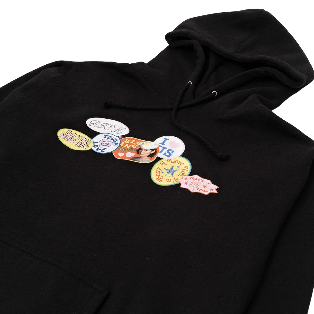 The Secret of Us Sticker Design Black Hoodie - Image 2